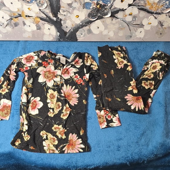 Lou Lou & Company Other - Lou Lou & Company Floral Top and Bottom Set 2t